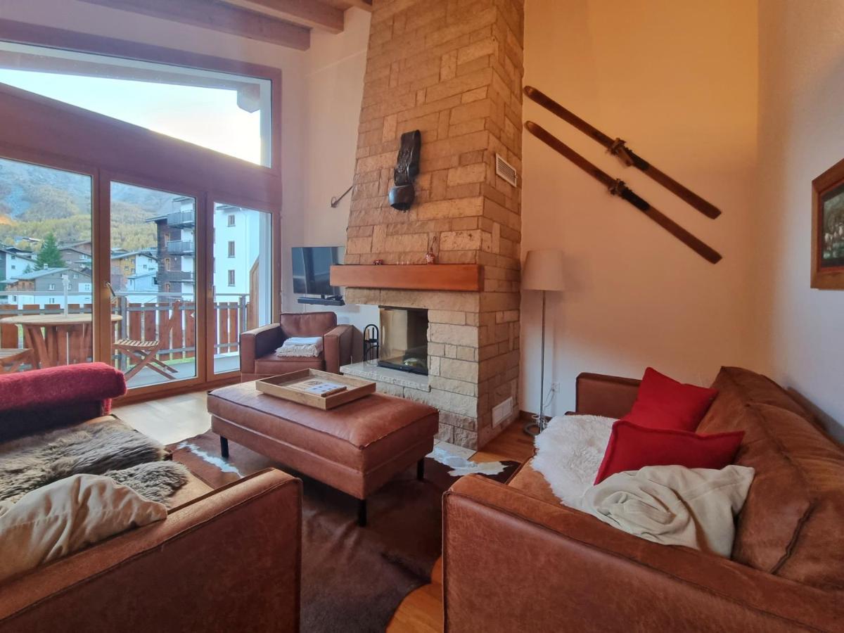 Haus Serac Saas-Fee Bagian luar foto